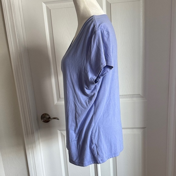 A New Day Lavender V-Neck Women's Top - Picture 4 of 8